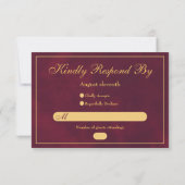 Cartons Réponse Classique gothique Élégant Rose Floral Black Maria (Dos)