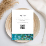 Cartons Réponse Claude Monet Water Lilies Mariage<br><div class="desc">Créez votre propre carte de mariage personnalisée RSVP avec Claude Monet Water Lilies Painting</div>