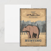 Cartons Réponse Club de chasse (Devant / Derrière)