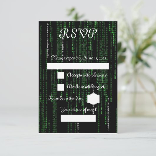 Cartons Réponse Code matrice (Debout devant)