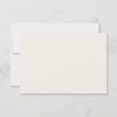 Cartons Réponse Code QR de mariage à rayure verte classique (Dos)