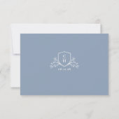 Cartons Réponse Code QR de mariage BRUNSWICK (Dos)