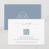 Cartons Réponse Code QR de mariage BRUNSWICK (Devant / Derrière)