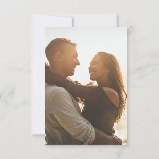 Cartons Réponse Code QR de mariage de plage océanique pétillant Ab (Dos)