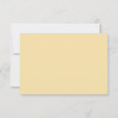 Cartons Réponse Code QR de mariage Soft Sunflowers (Dos)