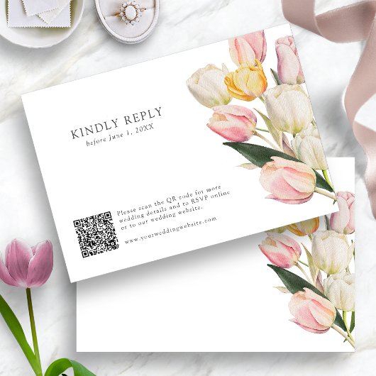 Cartons Réponse Code QR de printemps