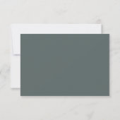 Cartons Réponse Code QR du Mariage gris ardoise (Dos)