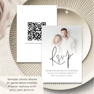 Cartons Réponse Code QR du Script de Superposition de Photo Modern