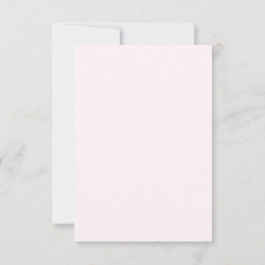 Cartons Réponse Code QR en ligne simple rose et orange clair (Dos)