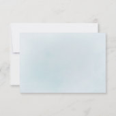 Cartons Réponse Code QR mariage bleu foncé (Dos)