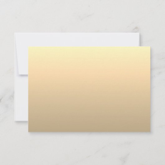 Cartons Réponse Code QR Mariage Gold double fonction (Dos)