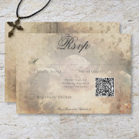 Code QR Mariage gothique vintage