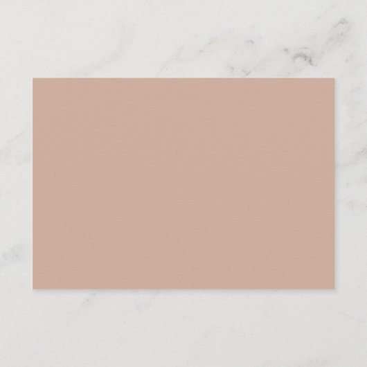 Cartons Réponse Code QR neutre terrestre moderne Mariage simple (Dos)