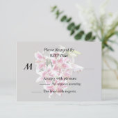 Cartons Réponse Cœur avec des lys Stargazer (Debout devant)