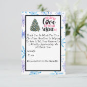 Cartons Réponse Collecte de fonds pour les abris de Noël (Debout devant)