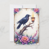 Cartons Réponse Collection de mariage Enchanted Raven (Dos)