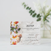 Cartons Réponse Collier de fleurs d'Orchidée et de Plumeria sur le (Debout devant)