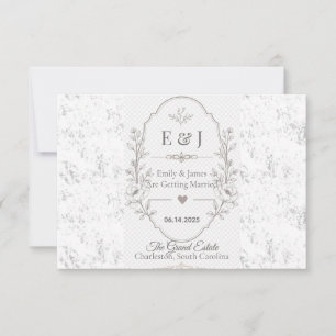 Cartons Réponse Conception de célébration de mariage romantique de
