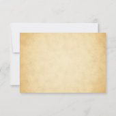 Cartons Réponse Conception de motif de parchemin de mariage (Dos)