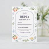 Cartons Réponse Conception Florale de Fruits Méditerranéens (Debout devant)