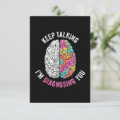 Cartons Réponse Continuez À Parler Je Vous Diagnostique (Debout devant)