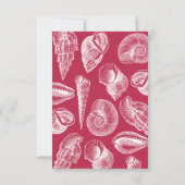 Cartons Réponse Coquillage Viva Magenta Été Plage (Dos)