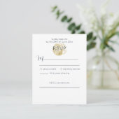 Cartons Réponse Coquille d'or simple et bleu de Prusse foncé (Debout devant)