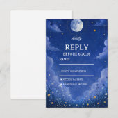 Cartons Réponse Cosmique Clair de Lune Céleste (Devant / Derrière)