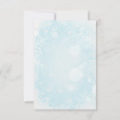 Cartons Réponse Cosy Winter Rowan Berry bouquet Code QR Mariage (Dos)