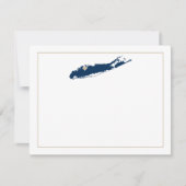 Cartons Réponse Côte Nord de Long Island avec coeur Note (Devant)