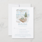 Cartons Réponse Côte Océanique | Plage | Répondre | Options de rep (Devant)