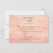 Cartons Réponse Coucher de soleil Rustique Aquarelle choix de repa (Devant)