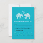 Cartons Réponse Couleur faite sur commande de coeur de couples (Devant)