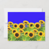 Cartons Réponse Couleurs du drapeau ukrainien - Liberté (Dos)