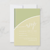 Cartons Réponse Couleurs Eucalyptus Mariage V2V Green ID901 (Devant)