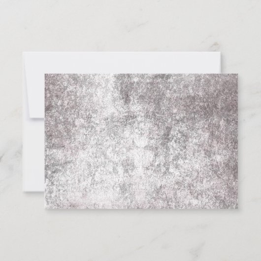 Cartons Réponse Couleurs gothiques rustiques Code QR Mariage Hallo (Dos)