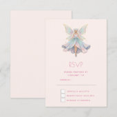 Cartons Réponse Couleurs pastel de l'ange magique fée (Devant / Derrière)