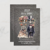 Cartons Réponse Couple Mariage (Devant / Derrière)