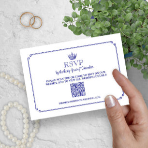 Cartons Réponse Couronne royale gothique Médiéval et Fantaisie QR
