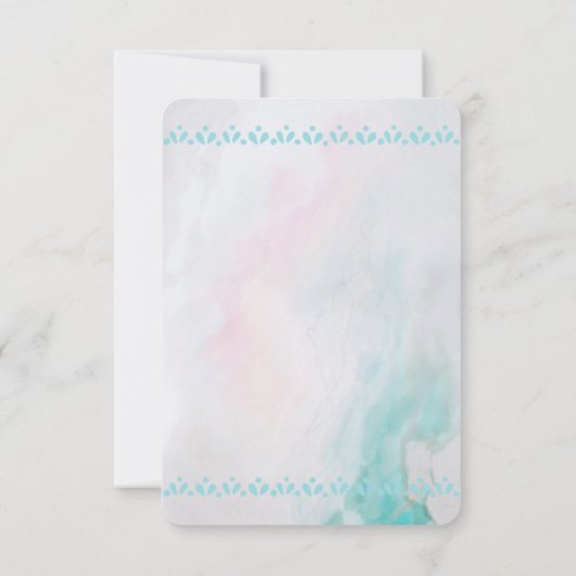 Cartons Réponse Crâne animal Boho avec papillons et fleurs (Dos)