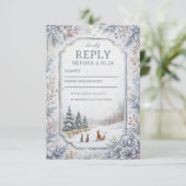 Cartons Réponse Créatures des Bois en Hiver (Debout devant)