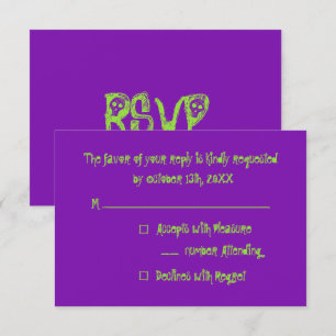 Cartons Réponse Créer des enfants personnalisés Halloween Party RS