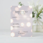 Cartons Réponse Créez votre propre Arrière - plan Hexagon Bokeh (Debout devant)