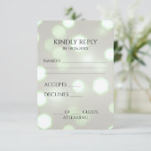 Cartons Réponse Créez votre propre Arrière - plan Hexagon Bokeh (Debout devant)