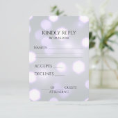 Cartons Réponse Créez votre propre Arrière - plan Hexagon Bokeh (Debout devant)