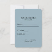 Cartons Réponse Créez votre propre - Dusty Blue (Devant)
