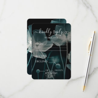 Cartons Réponse Créez votre propre - Fleurs sauvages de rayons X b