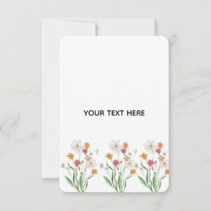 Cartons Réponse Créez Votre Propre Floral