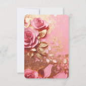 Cartons Réponse Créez votre propre Parties scintillant d'or et vos (Dos)