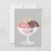 Cartons Réponse Crème glacée (Devant)